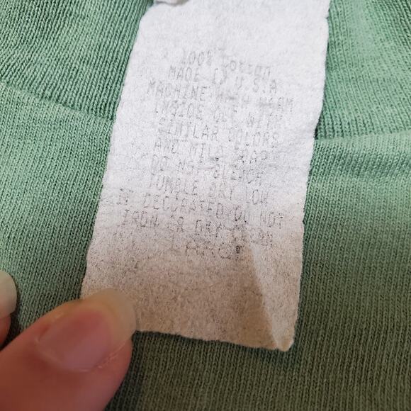 Vintage 1995 Single Stitch Vans T-Shirt SZ Large - Picture 4 of 5